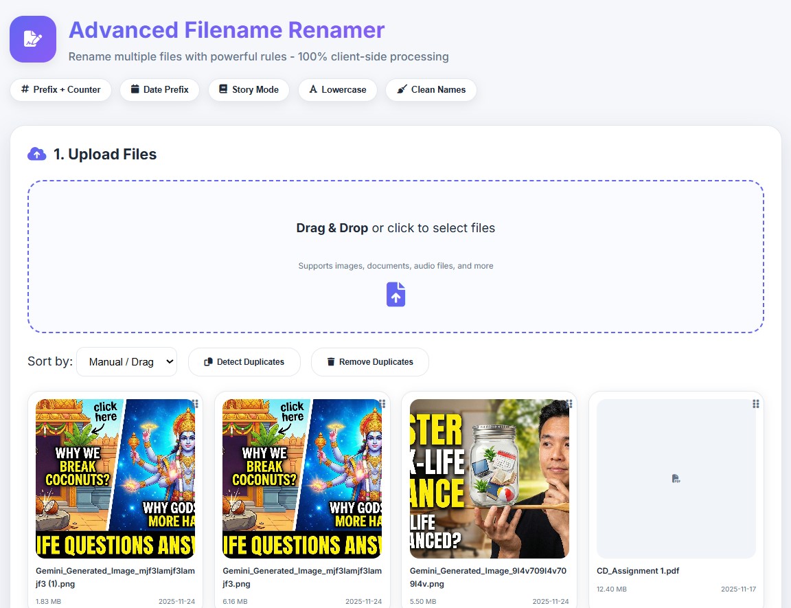 Advanced Bulk Filename Renamer: The Ultimate Free Solution for File Organization
