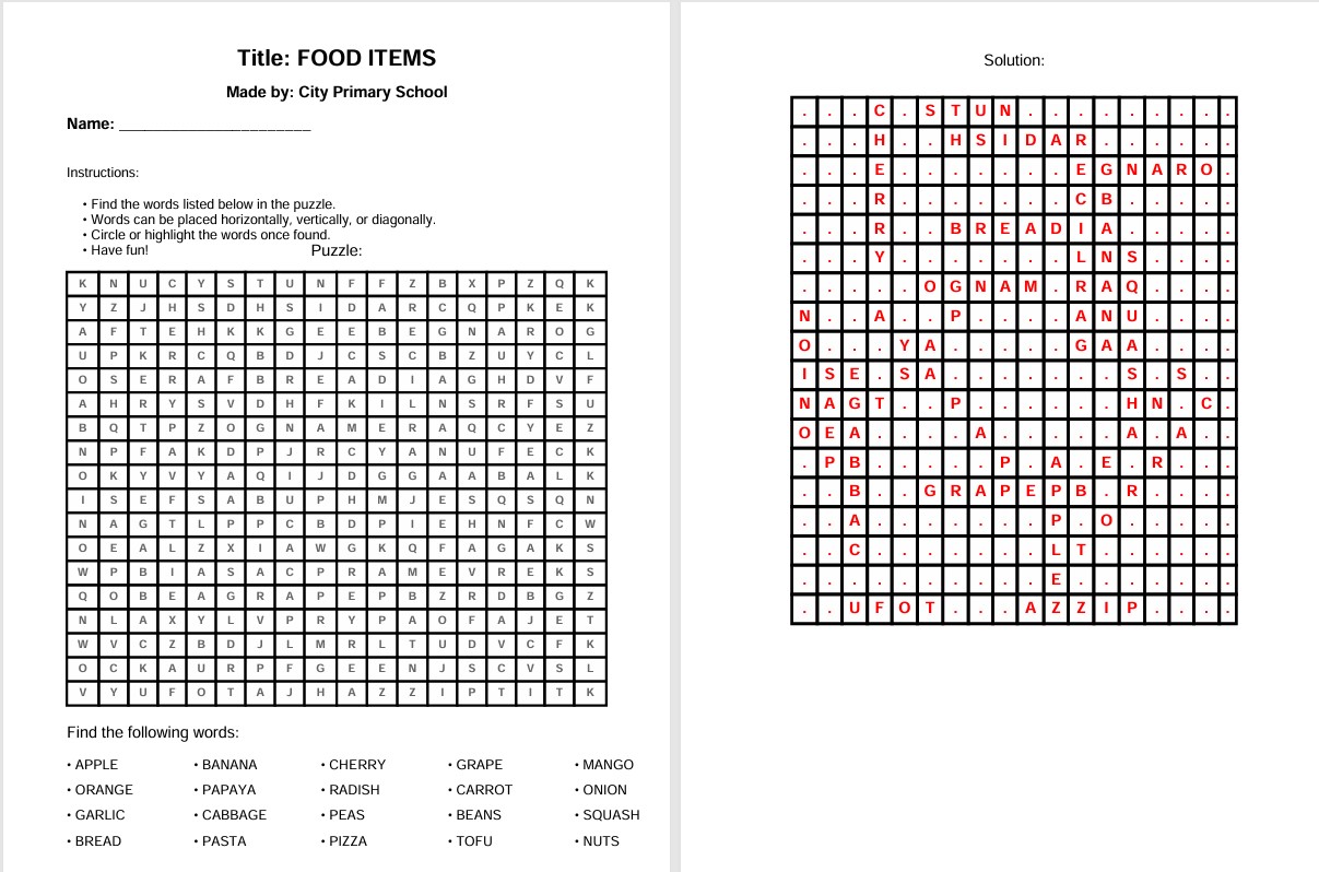 Generate Crossword Puzzles from Scratch